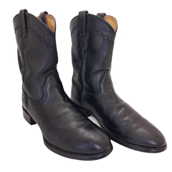 ARIAT Men's‎ Leather Upper Black Boots Size 11D